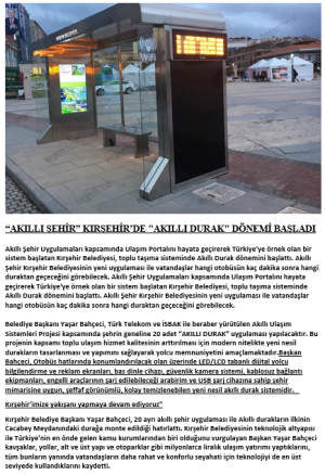 Basında Yayınlanan Haberler.