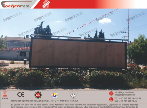Led Işık Bantlı Billboard İmalatı. 